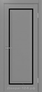 Тоскана 601С Серый/Черное стекло